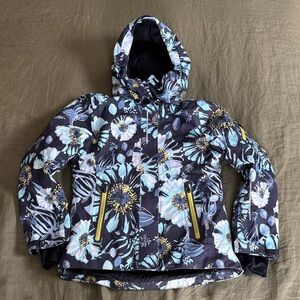 Floral Kids Jacket with Hood
